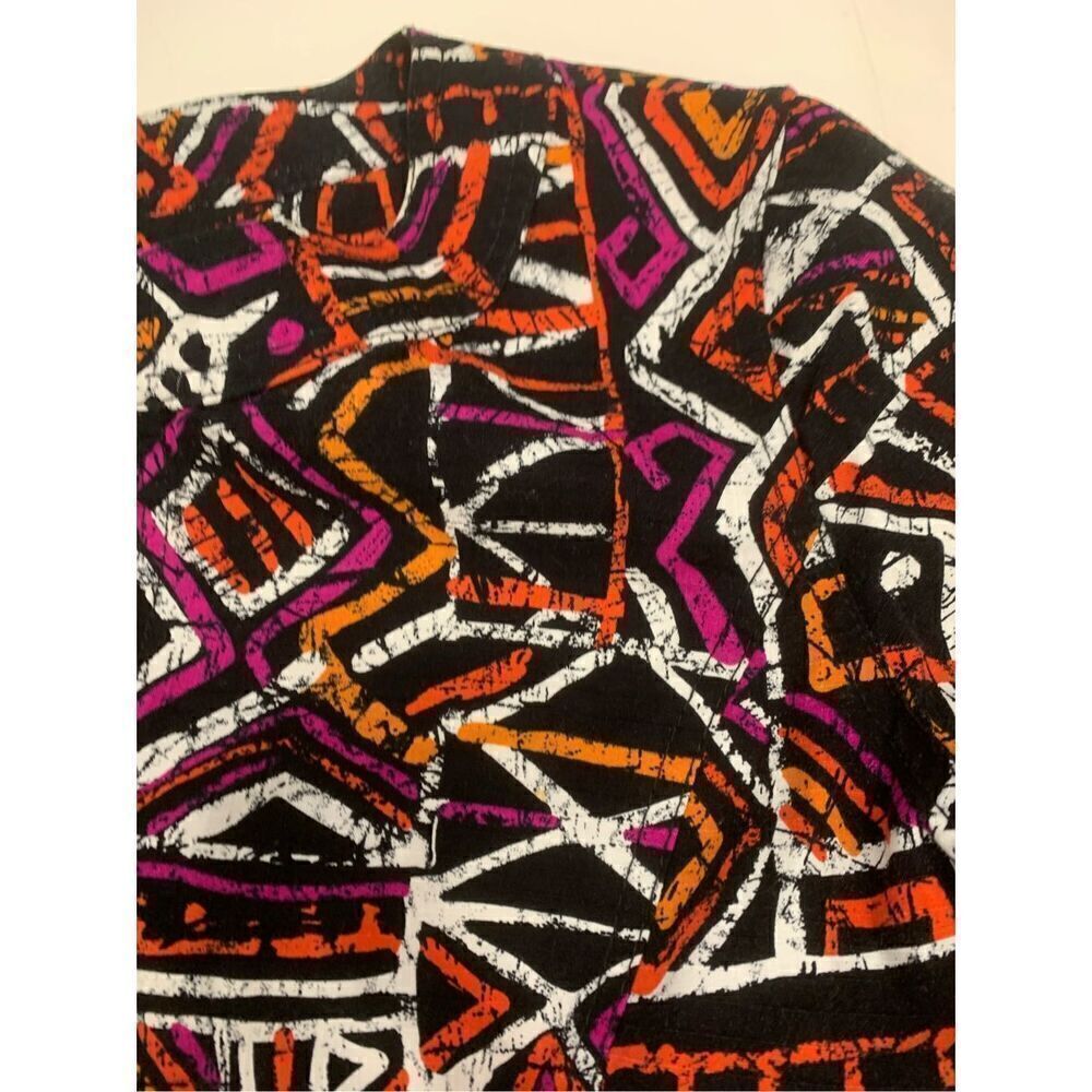 Funky Patterned Denim Jacket - Picture 4 of 8
